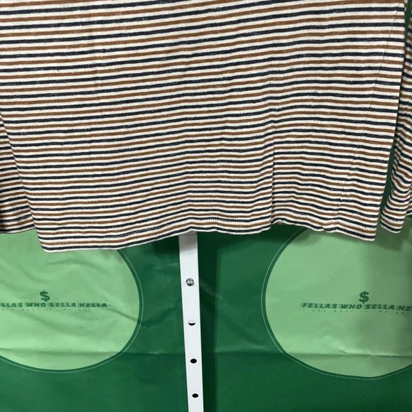 Whistles Multicolor Horizontal Striped Women’s Size US 8 Blouse  - Used w/ Stain - Picture 8 of 9